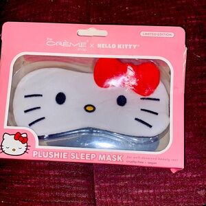 Hello kitty sleep mask white black and red